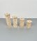 Italian Travertine Candleholder, 1970s, Set of 4, Image 4