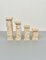 Italian Travertine Candleholder, 1970s, Set of 4, Image 5