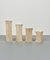 Italian Travertine Candleholder, 1970s, Set of 4 7