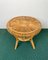 Mid-Century Round Rattan & Bamboo Coffee Table, Italy, 1960s, Image 6