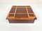 Bamboo & Wood Squared Box by Tommaso Barbi, Italy, 1960s 2