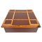 Bamboo & Wood Squared Box by Tommaso Barbi, Italy, 1960s 1