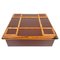 Bamboo & Wood Squared Box by Tommaso Barbi, Italy, 1960s, Image 1