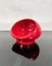 Space Age Red Ceramic Ashtray from Gabbianelli Studio Opi, Italy, 1970s 2