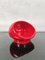 Space Age Red Ceramic Ashtray from Gabbianelli Studio Opi, Italy, 1970s 4