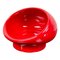 Space Age Red Ceramic Ashtray from Gabbianelli Studio Opi, Italy, 1970s 1