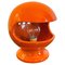 Lampada da tavolo Space Age in ceramica arancione di Enzo Bioli per Il Picchio, Italia, anni '60, Immagine 1