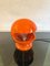 Lámpara de mesa era espacial de cerámica naranja de Enzo Bioli para Il Picchio, Italy, años 60, Imagen 7