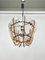 Glass & Chrome Ceiling Light from Veca, Italy, 1970s, Image 10