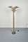Brass Nickel & Marble Floor Lamp by Henri Fernandez for Honoré, France, 1970s 2