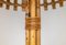 Lámpara de mesa hongo de bambú y ratán, años 60, Imagen 11