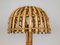 Bamboo & Rattan Mushroom Table Lamp, France, 1960s 7