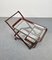 Wood & Glass Serving Bar Cart by Cesare Lacca, Italy, 1950s 11
