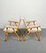 Bamboo, Iron & Fabric Folding Chair, Italy, 1960s, Set of 2 7