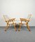 Bamboo, Iron & Fabric Folding Chair, Italy, 1960s, Set of 2, Image 4