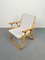 Bamboo, Iron & Fabric Folding Chair, Italy, 1960s, Set of 2 9