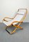 Bamboo, Iron & Fabric Folding Lounge Deck Chair, Italy, 1960s, Set of 2 5