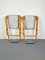 Bamboo, Iron & Fabric Folding Lounge Deck Chair, Italy, 1960s, Set of 2 11
