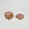 Acrylic & Rattan Box, Italy, 1970s, Set of 2 7