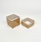 Acryl & Rattan Box, Italien, 1970er, 2er Set 5