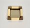 Squared Brass & Mirror Vide Poche by Tommaso Barbi, Italy, 1970s, Image 2