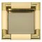 Squared Brass & Mirror Vide Poche by Tommaso Barbi, Italy, 1970s, Image 1