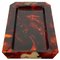 Brass & Tortoise Shell Effect Acrylic Centerpiece Serving Tray, Italy, 1970s, Image 1