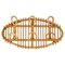 Vintage Rattan & Bamboo Coat Rack Stand, Italy, 1960s 1