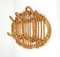 Vintage Rattan & Bamboo Coat Rack Stand, Italy, 1960s, Image 5