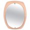 Pink Wall Mirror from Veca, Italy, 1970s, Image 1