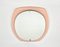 Pink Wall Mirror from Veca, Italy, 1970s, Image 5