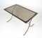 Smoked Glass & Faux Bamboo Brass Coffee Table from Maison Bagues, France, 1970s 5