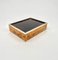 Burl Wood & Tortoiseshell Effect Acrylic Box, Italy, 1970s, Image 3