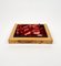 Burl Wood & Tortoiseshell Effect Acrylic Box, Italy, 1970s 10