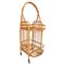 Bamboo & Rattan Serving Bar Cart, France, 1960s, Image 1