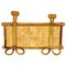 Rattan Bamboo Coat Rack Hanger, Italy, 1960s, Image 1