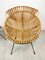 Rattan, Wicker & Iron Armchairs, France, 1960s, Set of 2 8