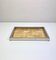 Chrome, Glass & Bamboo Centrepiece Tray by Tommaso Barbi, Italy, 1970s, Image 2
