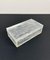 Italian Rectangular Box in Acrylic Glass with Ice Effect, 1970s 7