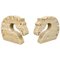 Travertine Horse Bookends Letter Holder by Fratelli Mannelli, Italy, 1970s, Set of 2 1