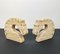 Travertine Horse Bookends Letter Holder by Fratelli Mannelli, Italy, 1970s, Set of 2, Image 2