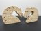 Travertine Horse Bookends Letter Holder by Fratelli Mannelli, Italy, 1970s, Set of 2 11