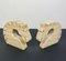 Travertine Horse Bookends Letter Holder by Fratelli Mannelli, Italy, 1970s, Set of 2 3