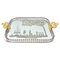 Italian Mirror-Engraved Murano Glass Serving Tray by Ercole Barovier, 1940s 1