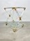 Acrylic Brass & Glass Serving Cart, Italy, 1970s 6