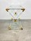Acrylic Brass & Glass Serving Cart, Italy, 1970s, Image 9