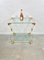 Acrylic Brass & Glass Serving Cart, Italy, 1970s 8