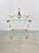 Acrylic Brass & Glass Serving Cart, Italy, 1970s, Image 8