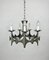 Lámpara colgante brutalista Mid-Century de hierro, Imagen 2
