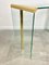 Mid-Century Modern Glass & Brass Console Table by Gallotti & Radice, Italy, 1970s 11